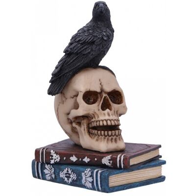Rabe auf Totenkopf Gothic Figur 10cm Rabe auf Totenkopf Gothic Figur 10cm
