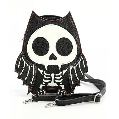 Skelett Fledermaus Handtasche "Glow in the Dark"