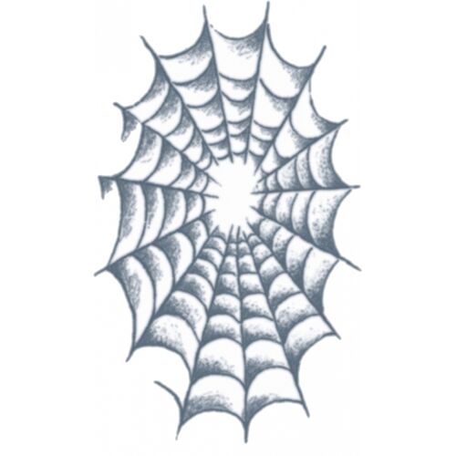 Spinnenweben Knast Tattoo zum Aufkleben