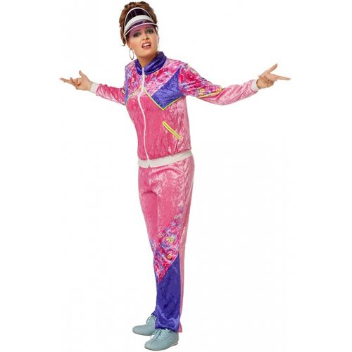 80er Damen Kostüm Trainingsanzug