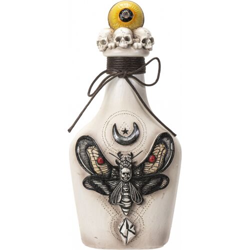 Giftflasche mit Totenkopf Motte & Auge 25cm