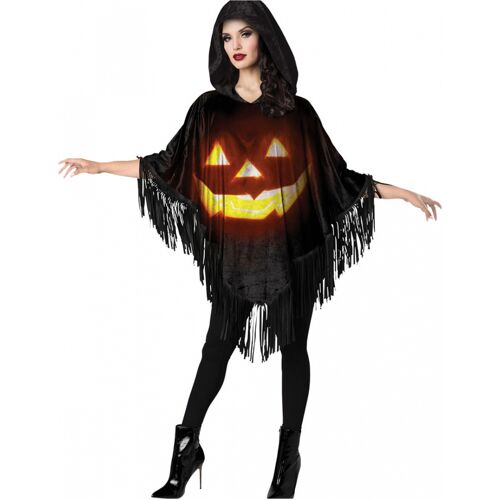 Jack O'Lantern Halloween Poncho