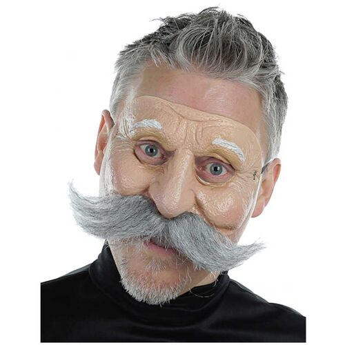 Großvater Halbmaske mit Bart