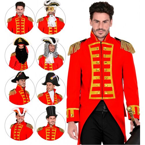 Rote Uniformjacke mit Schulterklappen