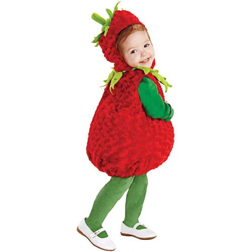 Zuckersüßes Erdbeeren Babykostüm