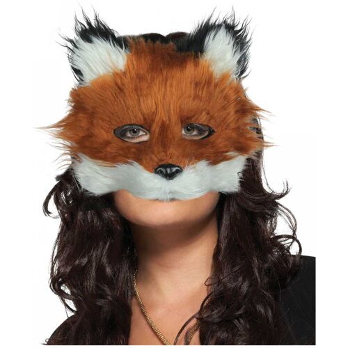 Fuchs Maske mit Kunstfell