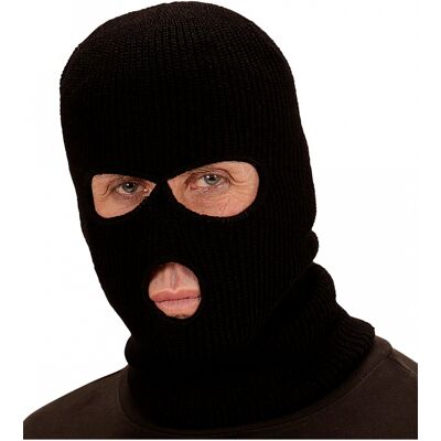 Schwarze Balaclava Sturmhaube als Maske Schwarze Balaclava Sturmhaube als Maske