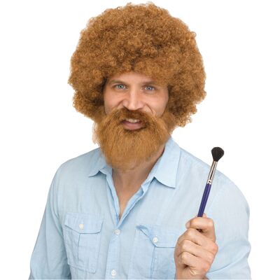 Grooviger Maler Afro Perücke Grooviger Maler Afro Perücke