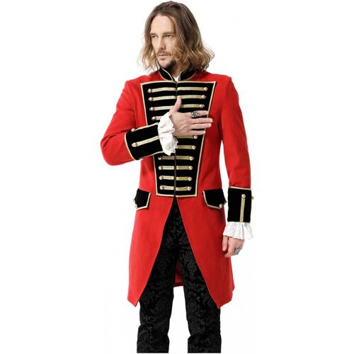 Rote Militär Jacke mit Goldborte