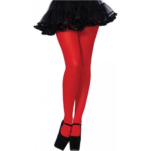 Nylon Strumpfhose Blickdicht Rot