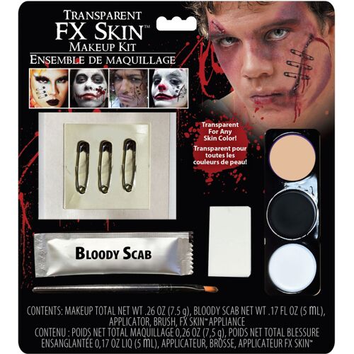 FX Wunden Set genähter Hautriss 7-tlg.