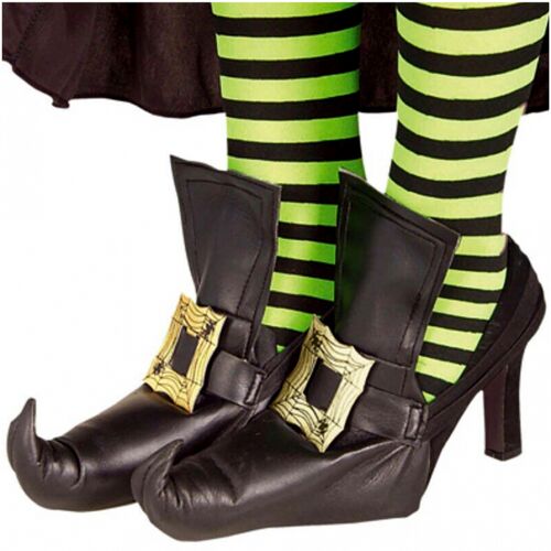 Hexenschuh mit Brosche Schuhüberzieher