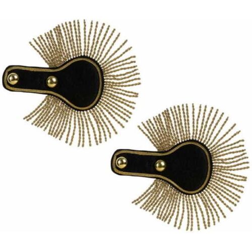 Schwarzgoldene Schulterstücke