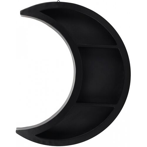 Schwarzer Halbmond Wandregal 42cm