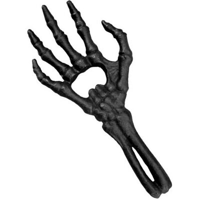 Schwarzer Skeletthand Flaschenöffner Schwarzer Skeletthand Flaschenöffner