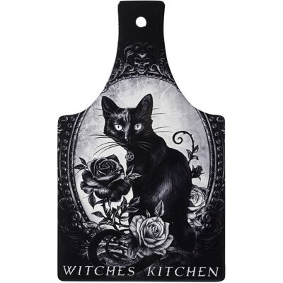 Witches Kitchen & Katze Küchenbrett & Servierplatte Witches Kitchen & Katze Küchenbrett & Servierplatte