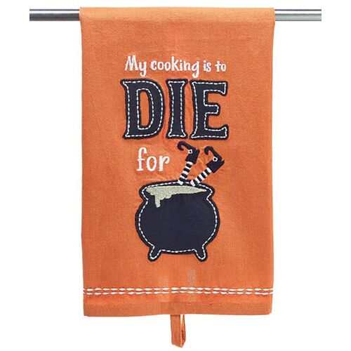 "My Cooking is to Die For" Geschirrhandtuch