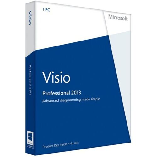 Microsoft Visio 2013 Professional 32/64-Bit Vollversion ESD Image