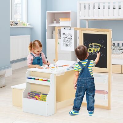 Costway - 6-in-1 Wood Art Easel - Höhenverstellbar Costway - 6-in-1 Wood Art Easel - Höhenverstellbar