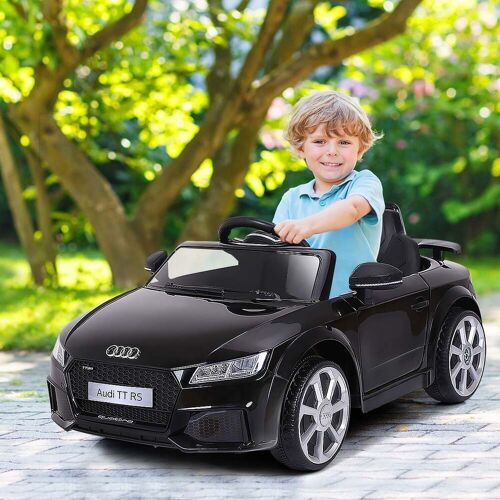 Costway 12V Kinderauto mit 2,4G-Fernbedienung 3 Gang Elektroauto Kinderfahrzeug Schwarz