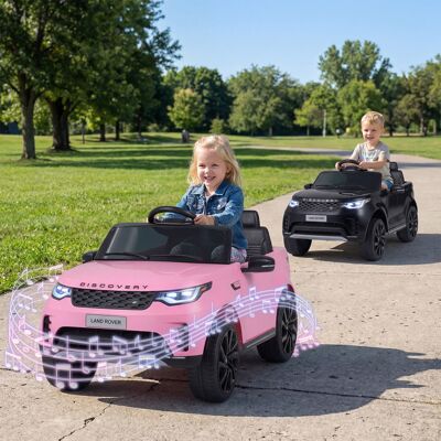 Costway 12V Land Rover Kinder-Elektroauto Federung LED Musik Kabellos Kinder ab 3 Jahren Rosa Costway 12V Land Rover Kinder-Elektroauto Federung LED Musik Kabellos Kinder ab 3 Jahren Rosa