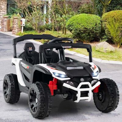 Costway Kinder 12V Elektroauto mit Fernbedienung Elektrischer UTV-Truck Kinderauto Kinderfahrzeug Weiß Costway Kinder 12V Elektroauto mit Fernbedienung Elektrischer UTV-Truck Kinderauto Kinderfahrzeug Weiß