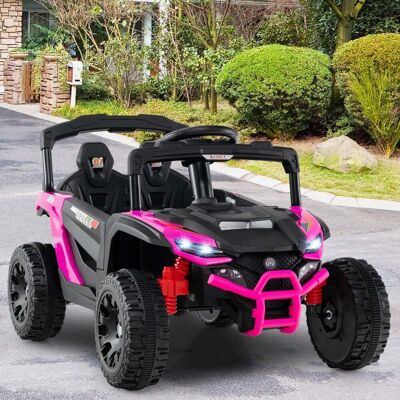 Costway Kinder 12V Elektroauto mit Fernbedienung Elektrischer UTV-Truck Kinderauto Kinderfahrzeug Rosa Costway Kinder 12V Elektroauto mit Fernbedienung Elektrischer UTV-Truck Kinderauto Kinderfahrzeug Rosa