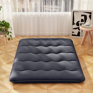 Costway Japanische Futon Matratze mit Waschbarem Bezug & Tragetasche Tatami-Matte Schwarz 140 x 200 cm Costway Japanische Futon Matratze mit Waschbarem Bezug & Tragetasche Tatami-Matte Schwarz 140 x 200 cm