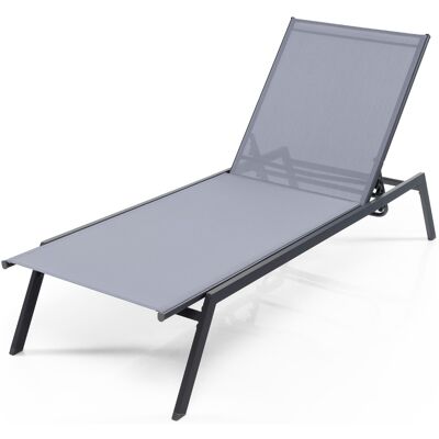 Costway - OutdoorLounger - 6-Position Rückenlehne - Lounger Costway - OutdoorLounger - 6-Position Rückenlehne - Lounger