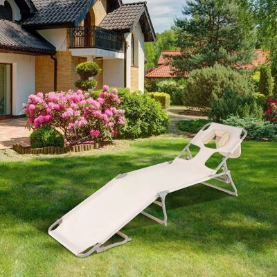 Costway Sonnenliege - Sonnenliege - Gesichtsöffnungen - Armöffnungen - Sun lounger Costway Sonnenliege - Sonnenliege - Gesichtsöffnungen - Armöffnungen - Sun lounger
