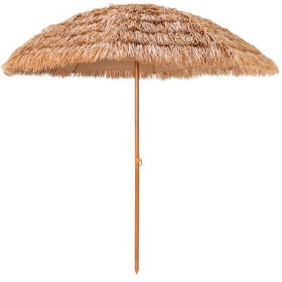 Costway - Hawaii Thatch - 243 cm - Sun Umbrella Costway - Hawaii Thatch - 243 cm - Sun Umbrella