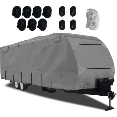 Costway Wohnwagen Abdeckung aus Vliesstoff Schutzhülle für Wohnmobil Abdeckplane 493 x 260 cm Costway Wohnwagen Abdeckung aus Vliesstoff Schutzhülle für Wohnmobil Abdeckplane 493 x 260 cm