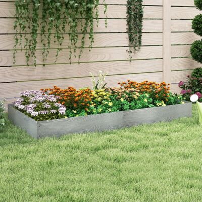 Costway 6-teilige Rasenkante Verzinkt Metall 6 M lang Beeteinfassung DIY Hochbeet Gartenbeet 110 x 20 cm Costway 6-teilige Rasenkante Verzinkt Metall 6 M lang Beeteinfassung DIY Hochbeet Gartenbeet 110 x 20 cm