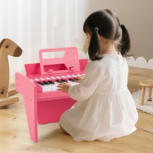 Costway 25 Tasten Keyboard Kinder Mini Digitales Klavier Holzspielzeug mit Einstellbarer Geschwindigkeit Rosa Costway 25 Tasten Keyboard Kinder Mini Digitales Klavier Holzspielzeug mit Einstellbarer Geschwindigkeit Rosa
