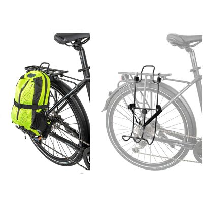 M-Wave Taschenhalter für Gepäckträger (schwarz Aluminium mit Spanngurt) M-Wave Taschenhalter für Gepäckträger (schwarz Aluminium mit Spanngurt)