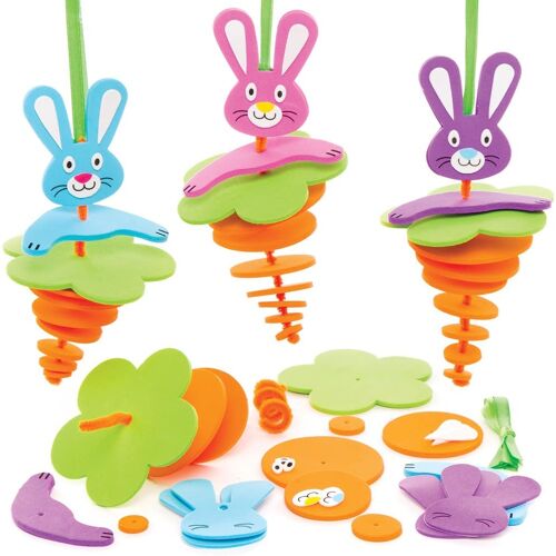 Baker Ross Bastelsets Stapelanhänger Osterhasen (pro Set 6) Bastelaktivitäten zu Ostern