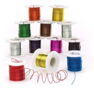 Baker Ross Bunter Basteldraht (pro Set 12) Bastelmaterial Baker Ross Bunter Basteldraht (pro Set 12) Bastelmaterial