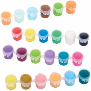 Baker Ross Mini Acrylfarben Set (pro Set 24) Farben Baker Ross Mini Acrylfarben Set (pro Set 24) Farben