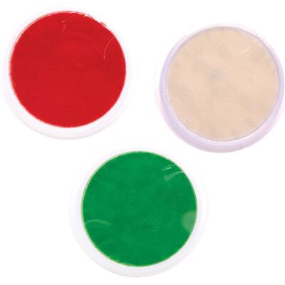 Baker Ross Weihnachtliche Jumbo-Stempelkissen (pro Set 3) Bastelbedarf zu Weihnachten Baker Ross Weihnachtliche Jumbo-Stempelkissen (pro Set 3) Bastelbedarf zu Weihnachten