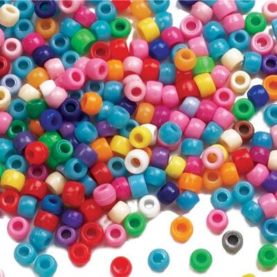 Baker Ross Großpackung Perlen, bunt (pro Set 600) Schmuck Basteln Baker Ross Großpackung Perlen, bunt (pro Set 600) Schmuck Basteln