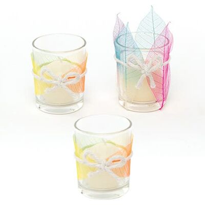 Glas-Votivkerzenhalter - 6 Stück Dekorationsset Glas-Votivkerzenhalter - 6 Stück Dekorationsset