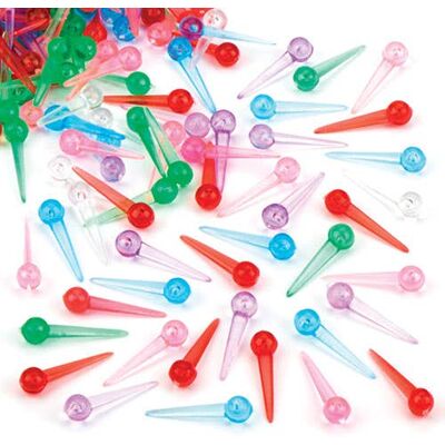 Craft Pailletten-Nadeln - 500 bunte Plastik-Pailletten-Nadeln Craft Pailletten-Nadeln - 500 bunte Plastik-Pailletten-Nadeln