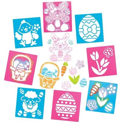 Baker Ross Oster Schablonen (pro Set 8) Bastelbedarf zu Ostern Baker Ross Oster Schablonen (pro Set 8) Bastelbedarf zu Ostern