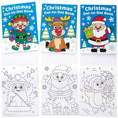 Baker Ross Punkt-zu-Punkt Heftchen Weihnachten (pro Set 8) Weihnachtsspielzeug Baker Ross Punkt-zu-Punkt Heftchen Weihnachten (pro Set 8) Weihnachtsspielzeug