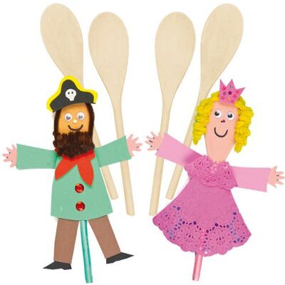 Holzlöffel - 8 Holzlöffel zum Basteln - 24cm - Küchenutensil Holzlöffel - 8 Holzlöffel zum Basteln - 24cm - Küchenutensil