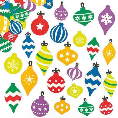Baker Ross Sticker Weihnachtskugeln aus Mppsgummi (pro Set 120) Bastelbedarf zu Weihnachten Baker Ross Sticker Weihnachtskugeln aus Mppsgummi (pro Set 120) Bastelbedarf zu Weihnachten