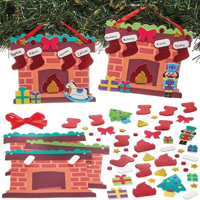 Baker Ross Weihnachtsdeko Kamin (pro Set 5) Baker Ross Weihnachtsdeko Kamin (pro Set 5)
