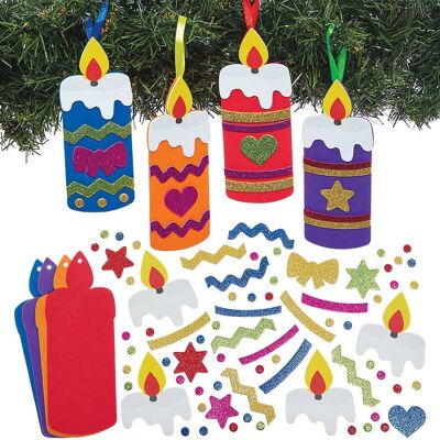 Baker Ross Weihnachtsdeko Kerzen (pro Set 8) Baker Ross Weihnachtsdeko Kerzen (pro Set 8)