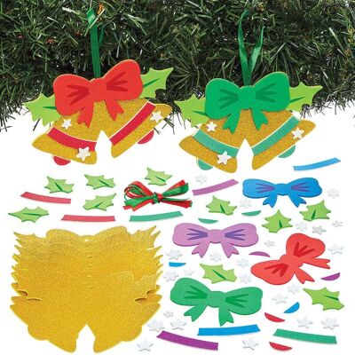 Baker Ross Weihnachtsdeko Glocken (pro Set 8) Baker Ross Weihnachtsdeko Glocken (pro Set 8)