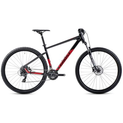 Ghost Kato 29 Hardtail Fahrrad - Aluminium, 29" Räder, 3x7-Gang, Schwarz/Rot Ghost Kato 29 Hardtail Fahrrad - Aluminium, 29" Räder, 3x7-Gang, Schwarz/Rot
